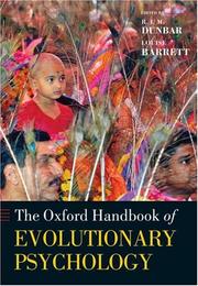 Oxford handbook of evolutionary psychology