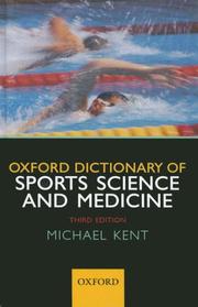 Cover of: Oxford Dictionary of Sports Science and Medicine