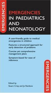 Cover of: Emergencies in Paediatrics and Neonatology (Emergencies in...) by Stuart Crisp