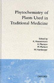 Cover of: Phystochemistry of plants used in traditional medicine