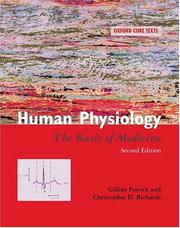 Cover of: Human Physiology by Gillian Pocock, Christopher D. Richards