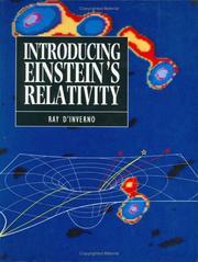 Introducing Einstein's relativity by Ray D'Inverno