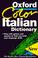 Cover of: The Oxford color Italian dictionary