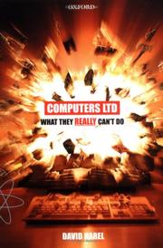 Cover of: Computers Ltd. by David Harel