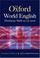 Cover of: The Oxford World English Dictionary Shelf (Dictionary)