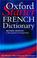 Cover of: The Oxford starter French dictionary