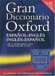 Cover of: The Oxford Spanish Dictionary: Spanish-English/English-Spanish