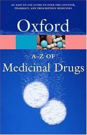 Cover of: An A-Z of medicinal drugs