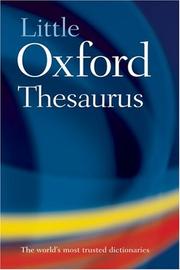 Cover of: Little Oxford Thesaurus