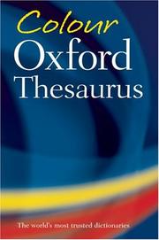 Cover of: Color Oxford Thesaurus by Maurice Waite