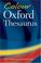 Cover of: Color Oxford Thesaurus