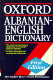 Cover of: Albanian-English dictionary