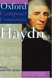 Cover of: Oxford Composer Companions: Haydn (Oxford Composer Companions)