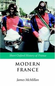 Cover of: Modern France: 1880-2002
