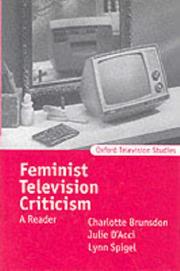 Cover of: Feminist Television Criticism by Charlotte Brunsdon, Julie D'Acci, Lynn Spigel