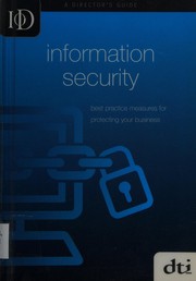 Cover of: Information Security