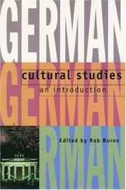 German cultural studies by Rob Burns
