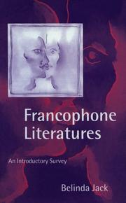 Cover of: Francophone literatures: an introductory survey