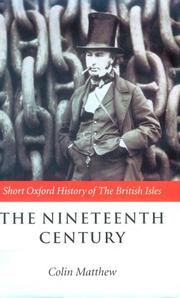 Cover of: The nineteenth century: the British Isles, 1815-1901