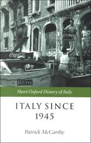 Cover of Italy since 1945