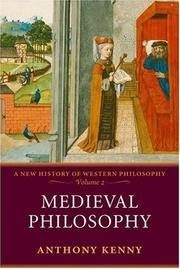Cover of: Medieval Philosophy (A New History of Western Philosophy, Vol. 2) by Anthony Kenny