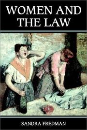 Cover of: Women and the law by Sandra Fredman