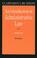 Cover of: An Introduction to Administrative Law (Clarendon Law Series)