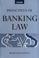 Cover of: Principles of banking law