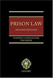 Cover of: Prison law