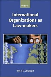 Cover of: International Organizations As Law-makers