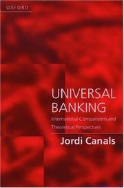 Universal banking by Jordi Canals