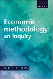 Cover of: Economic methodology: an inquiry