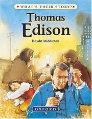 Cover of: Thomas Edison (What's Their Story?) by Haydn Middleton