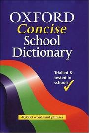 Cover of: Oxford Concise School Dictionary by Robert Allen