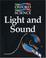 Cover of: Light and Sound (Young Oxford Library of Science)