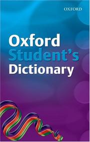 Cover of: Oxford Student's Dictionary by Robert Allen, Andrew Delahunty