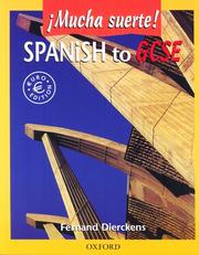 Cover of: Spanish to GCSE (!Mucha Suerte!)