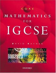 Cover of: Core Mathematics for IGCSE