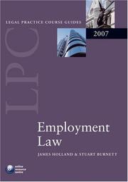 Cover of: Employment Law: 2007