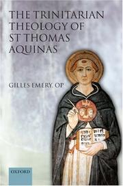 Cover of: The Trinitarian Theology of St Thomas Aquinas by Gilles Emery