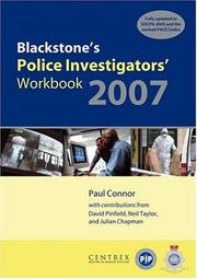 Cover of: Blackstone's Police Investigators' Workbook 2007 (Blackstones)