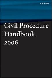 Cover of: Civil Procedure Handbook 2006