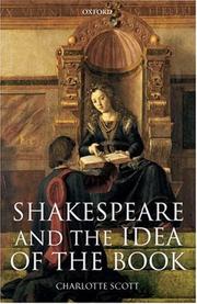 Cover of: Shakespeare and the Idea of the Book