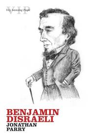 Cover of: Benjamin Disraeli (Very Interesting People)