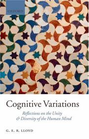 Cover of: Cognitive Variations by Geoffrey Lloyd