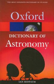 Cover of: A Dictionary of Astronomy (Oxford Paperback Reference) by Ian Ridpath