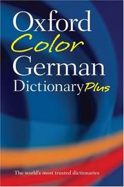 Cover of: Oxford Color German Dictionary Plus by 