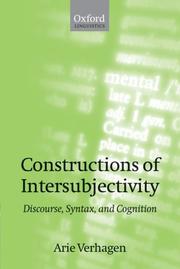 Cover of: Constructions of Intersubjectivity: Discourse, Syntax, and Cognition