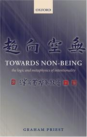 Cover of: Towards Non-Being by Graham Priest