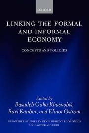 Cover of: Linking the Formal and Informal Economy